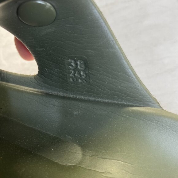 Birkenstock Arizona Essentials Men's Sandal size 38 Olive Green EVA Foam - Picture 9 of 14